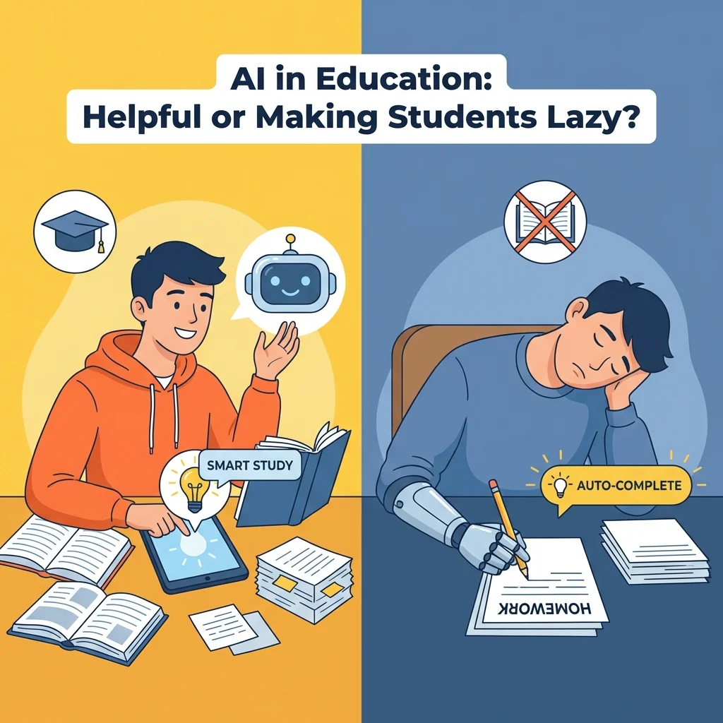 AI in Education: A Helpful Tool or a Shortcut to Lazy Thinking?